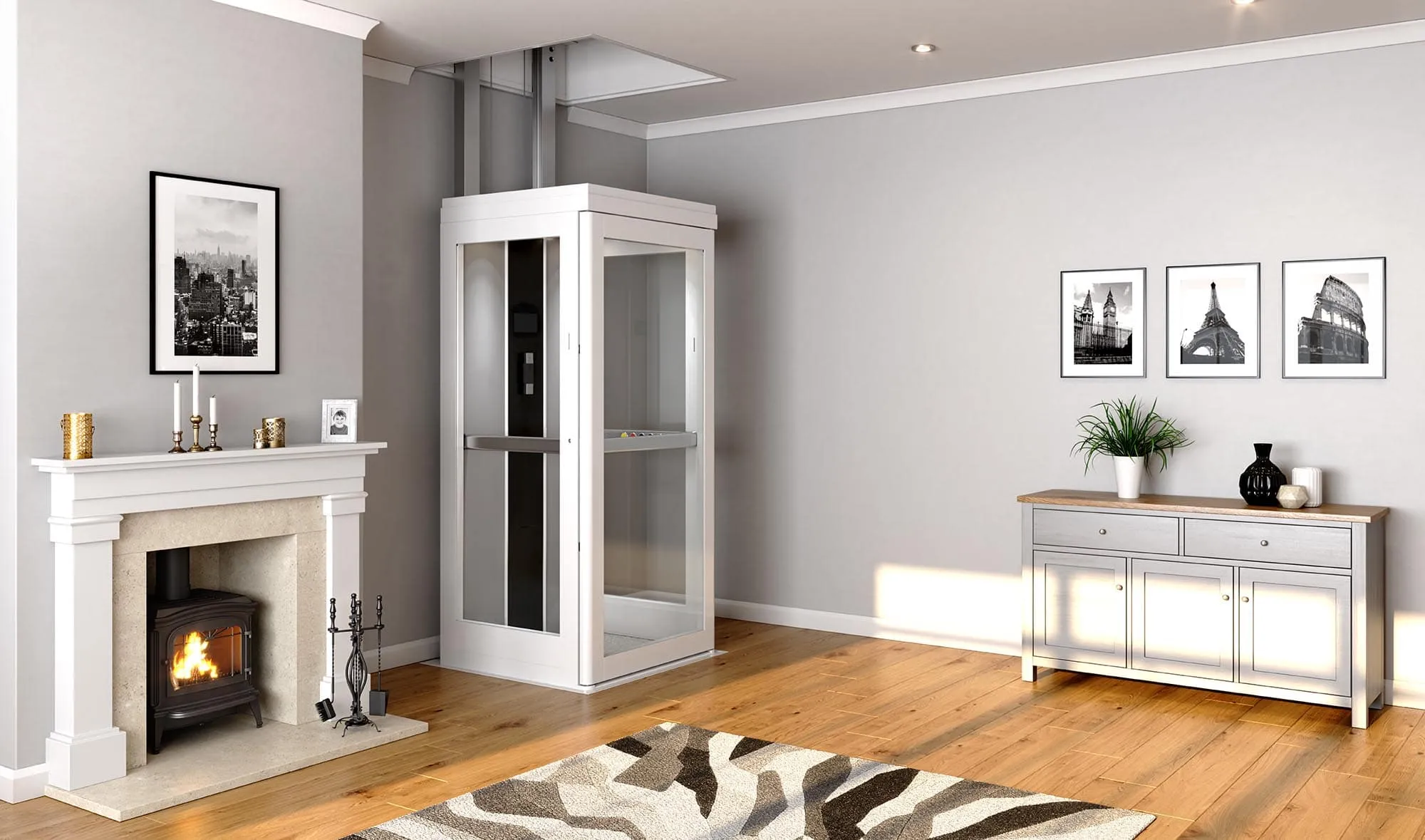 Elevador vertical Elegans