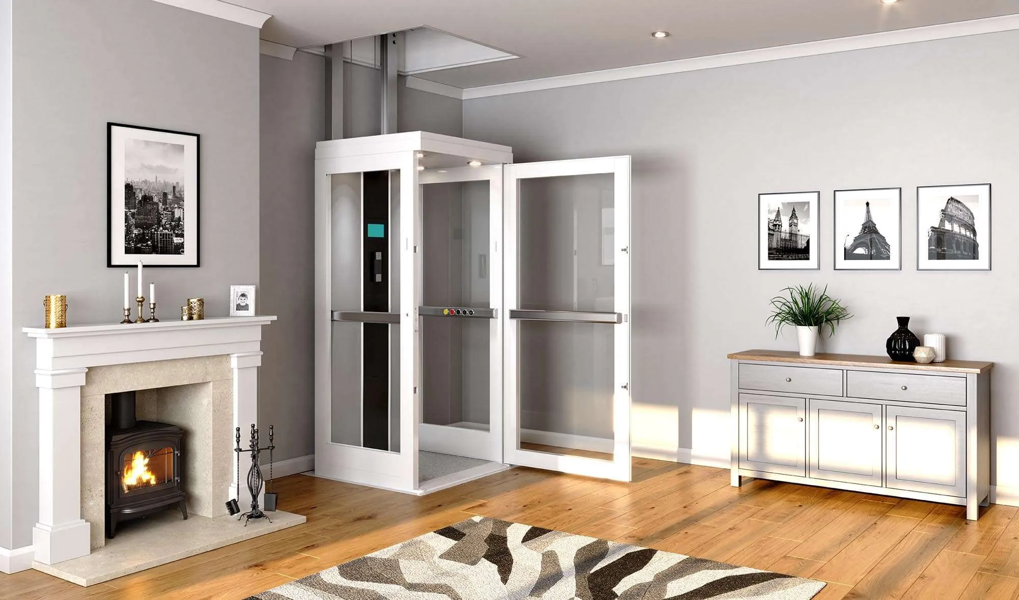 Elevador vertical Elegans