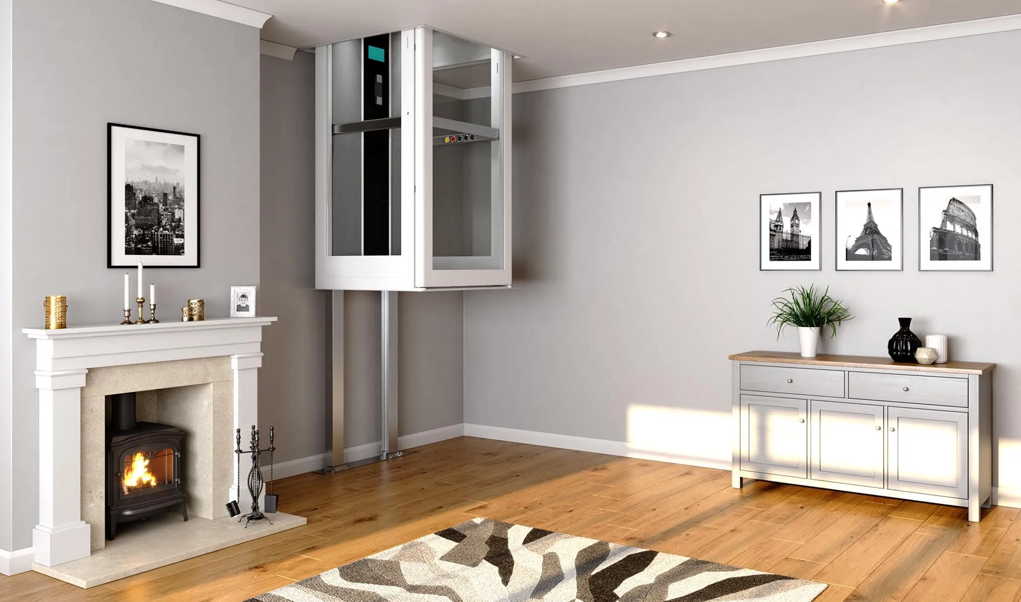 Elevador vertical Elegans